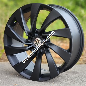 17X7.5 5X112 ET42 57.1 MATT BLACK VW ARTEON ROSARIO 5083